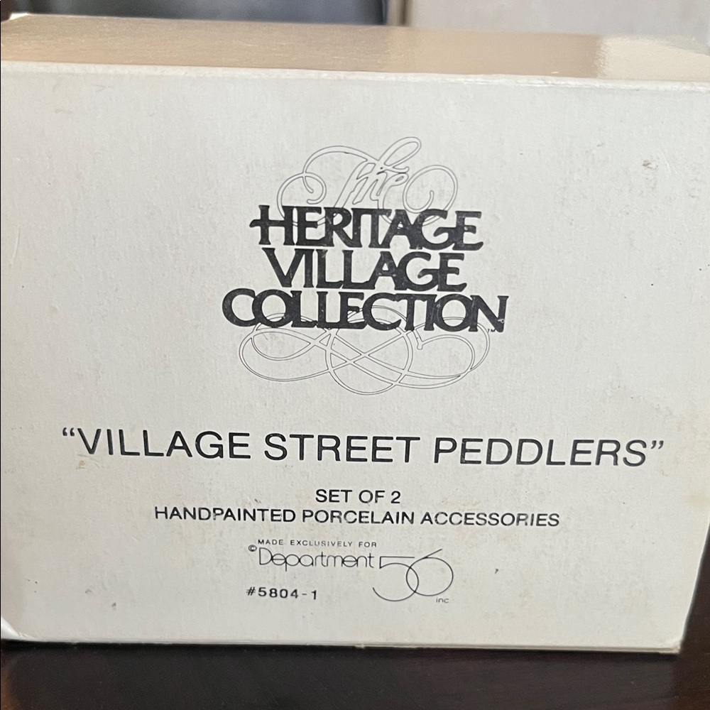 Department 56 Heritage Village Collection - Village Street Peddlers
